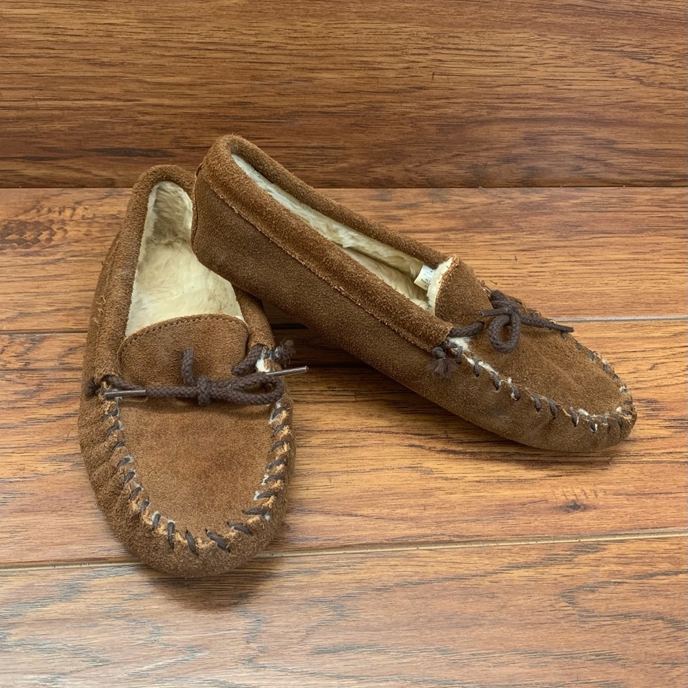 Minnetonka Slipper Moccasins Kids Size 3